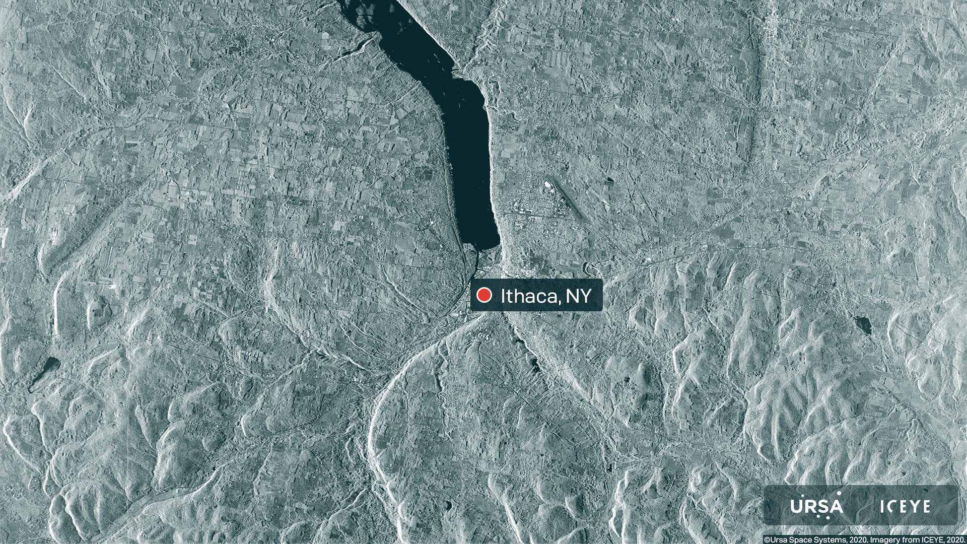 Ithaca SAR Image ICEYE Ursa Space Social