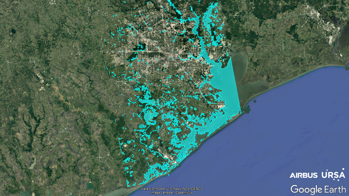 Hurricane Harvey Flood Map